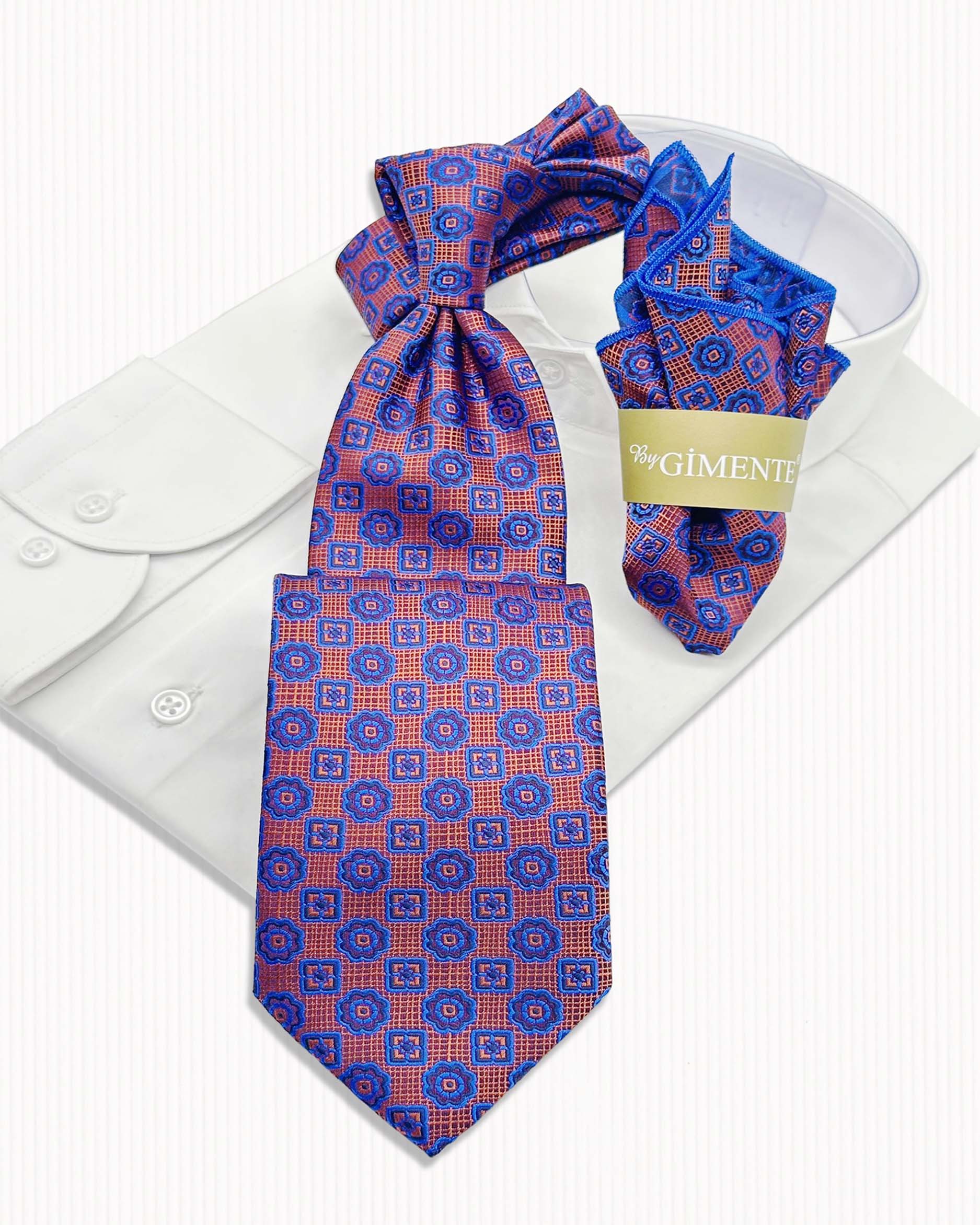 Geo Floral Tie