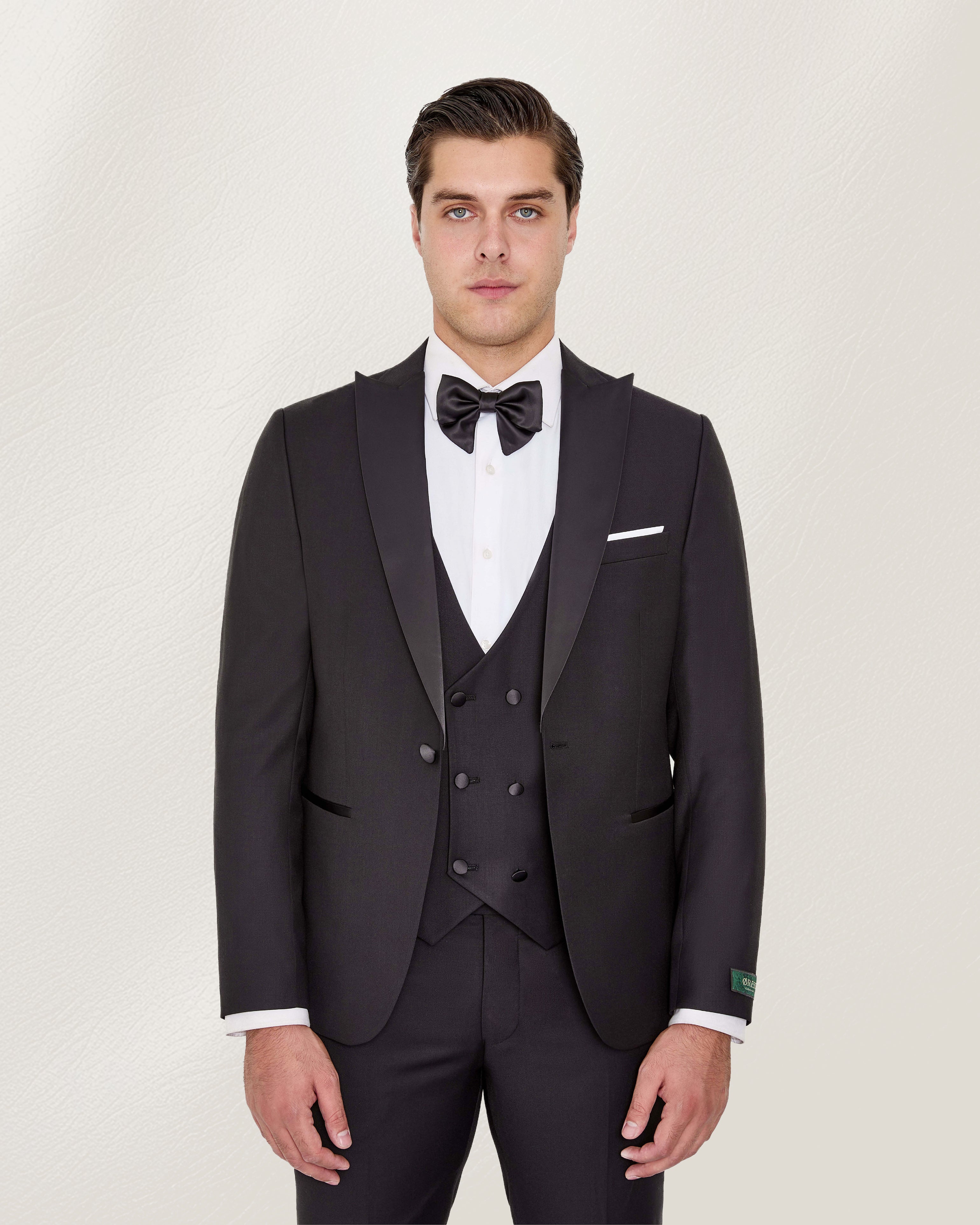 Black Solid Tuxedo