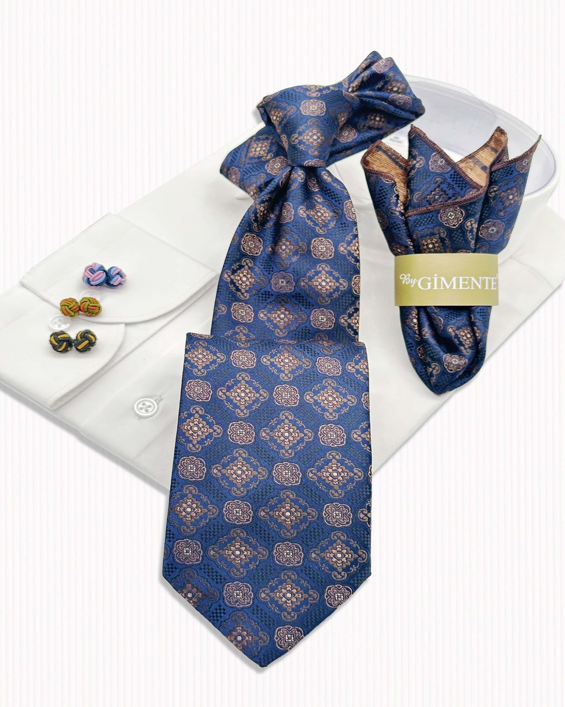 Geo Floral Tie