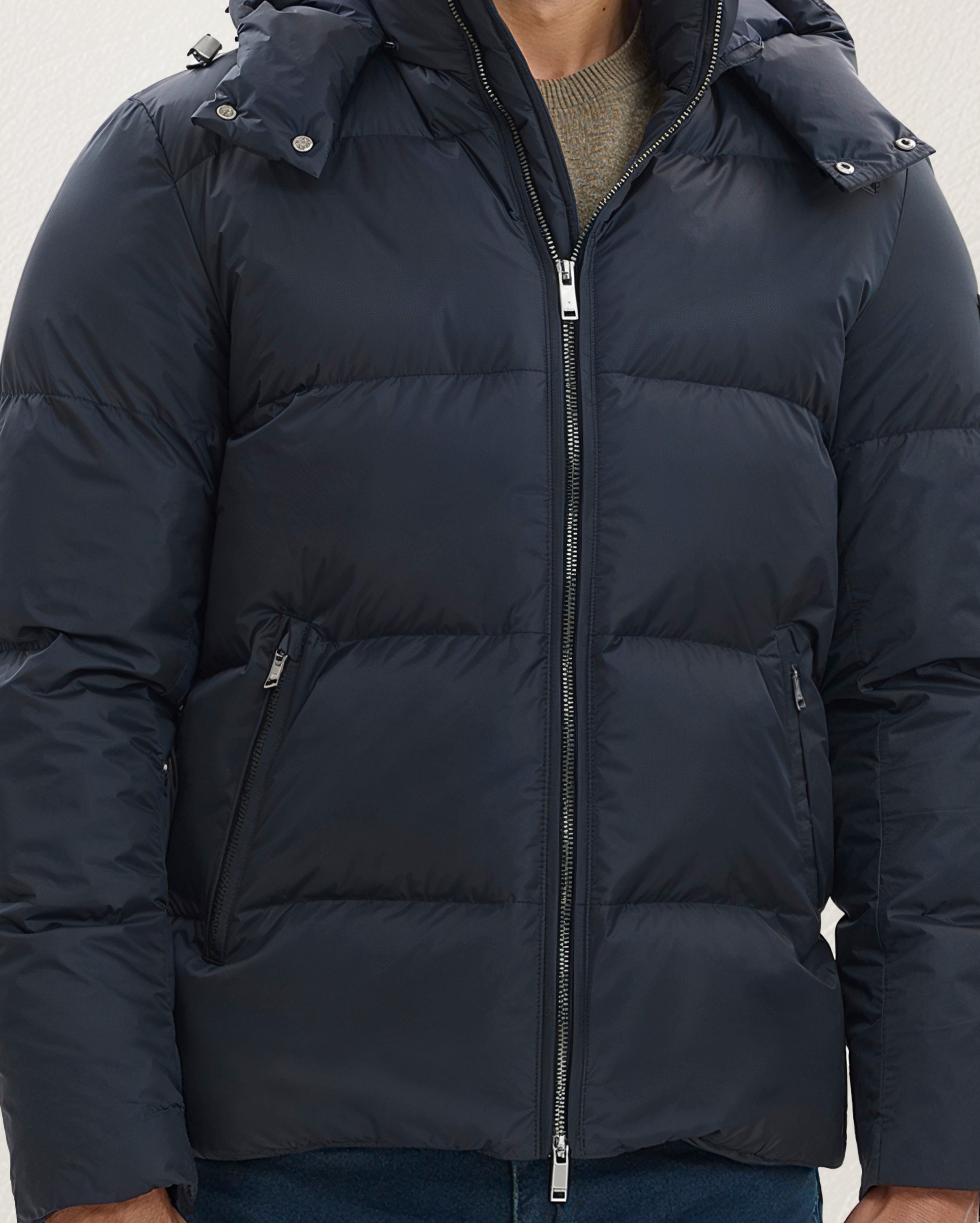 Midnight Glacier Hooded Puffer