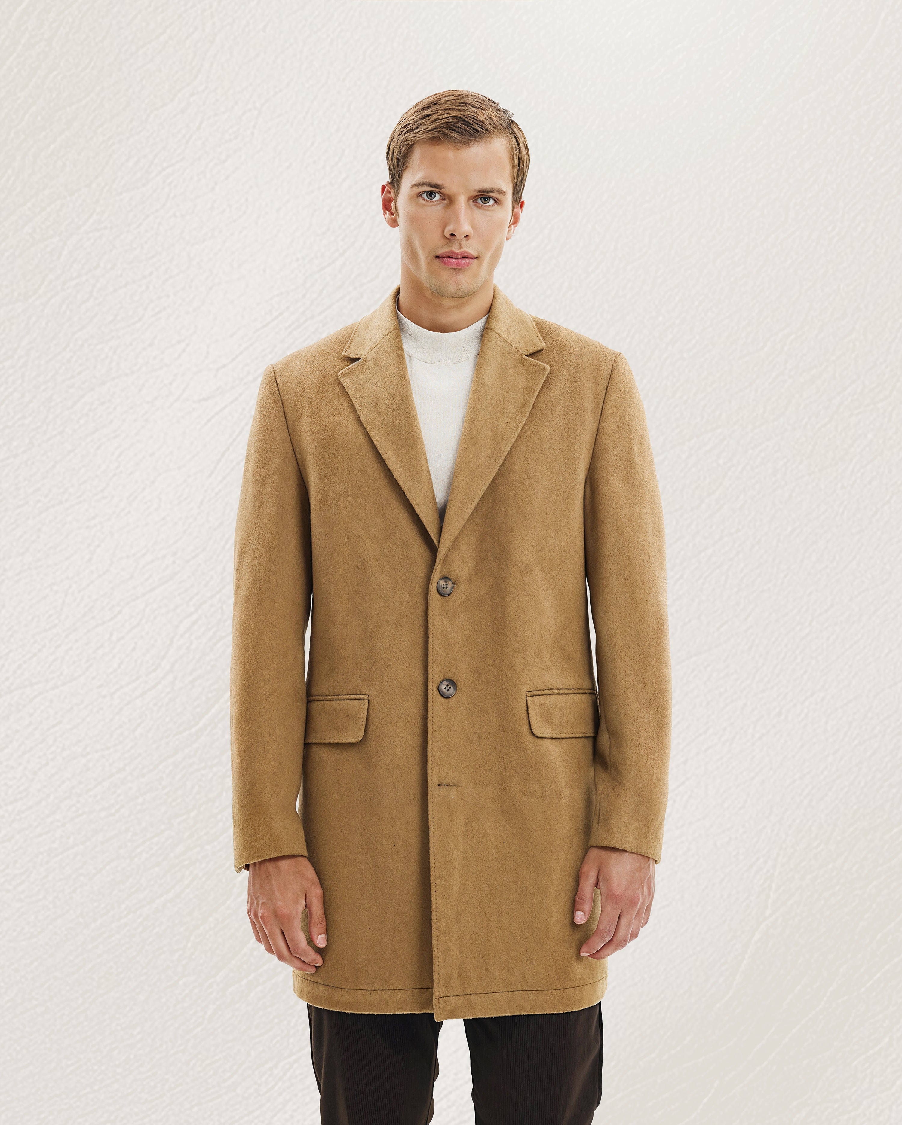 Camel Wool Long Coat