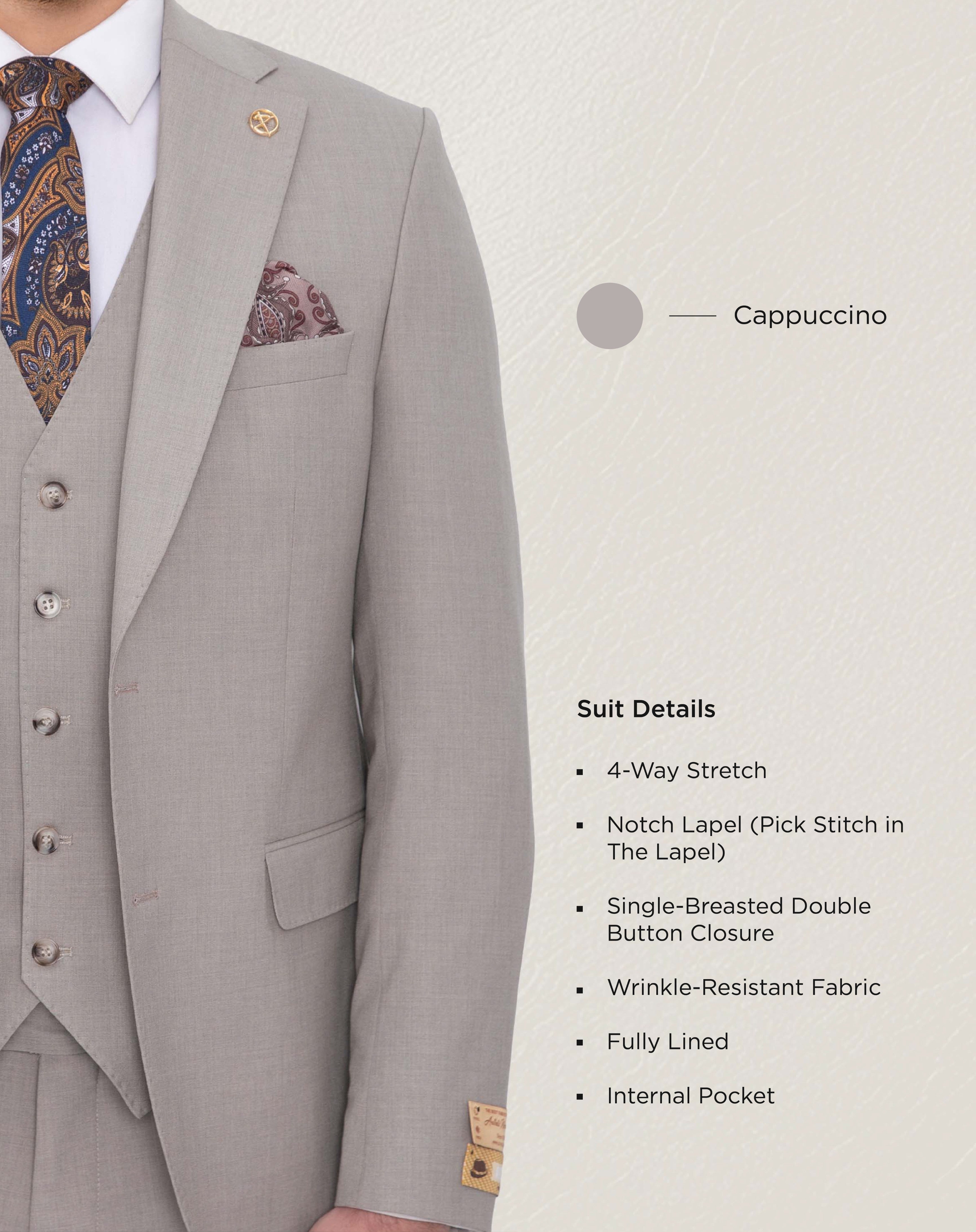 Cappuccino Solid Suit