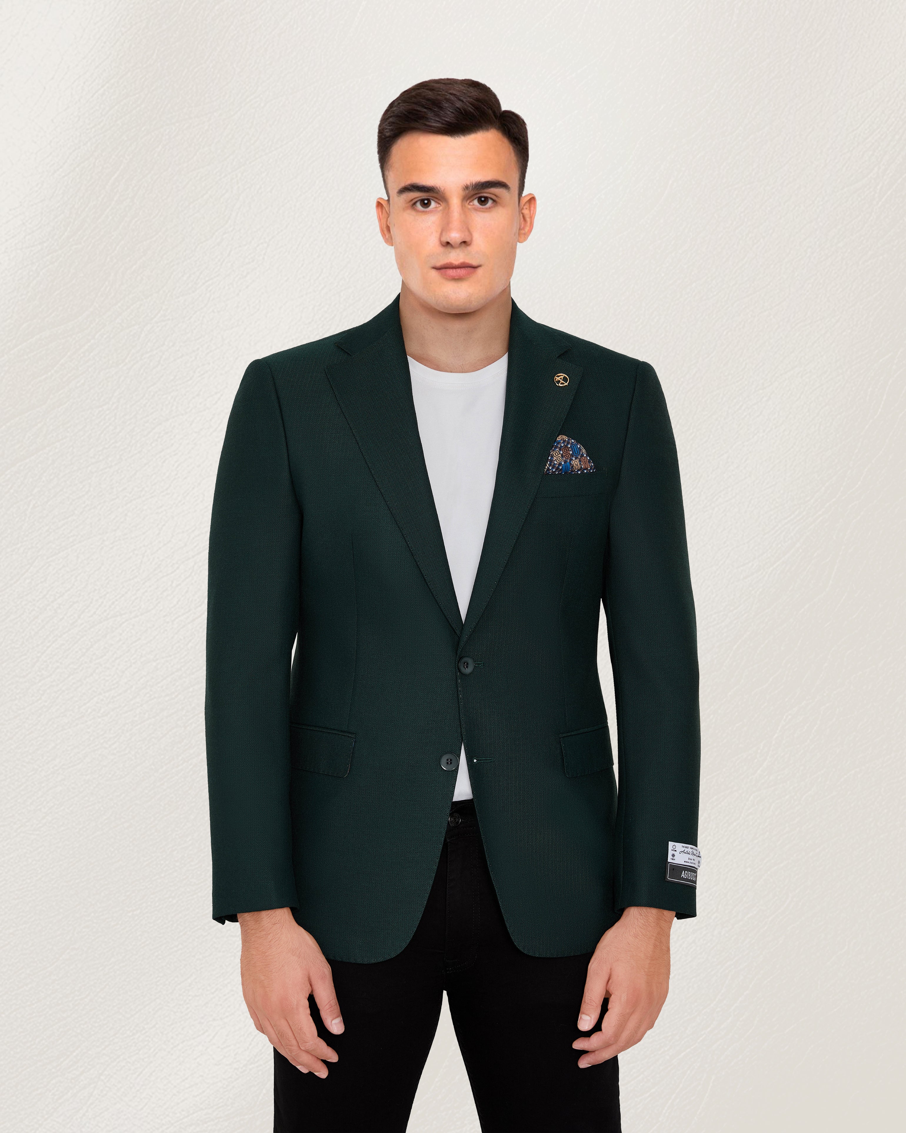 Emerald Herringbone Sport Jacket