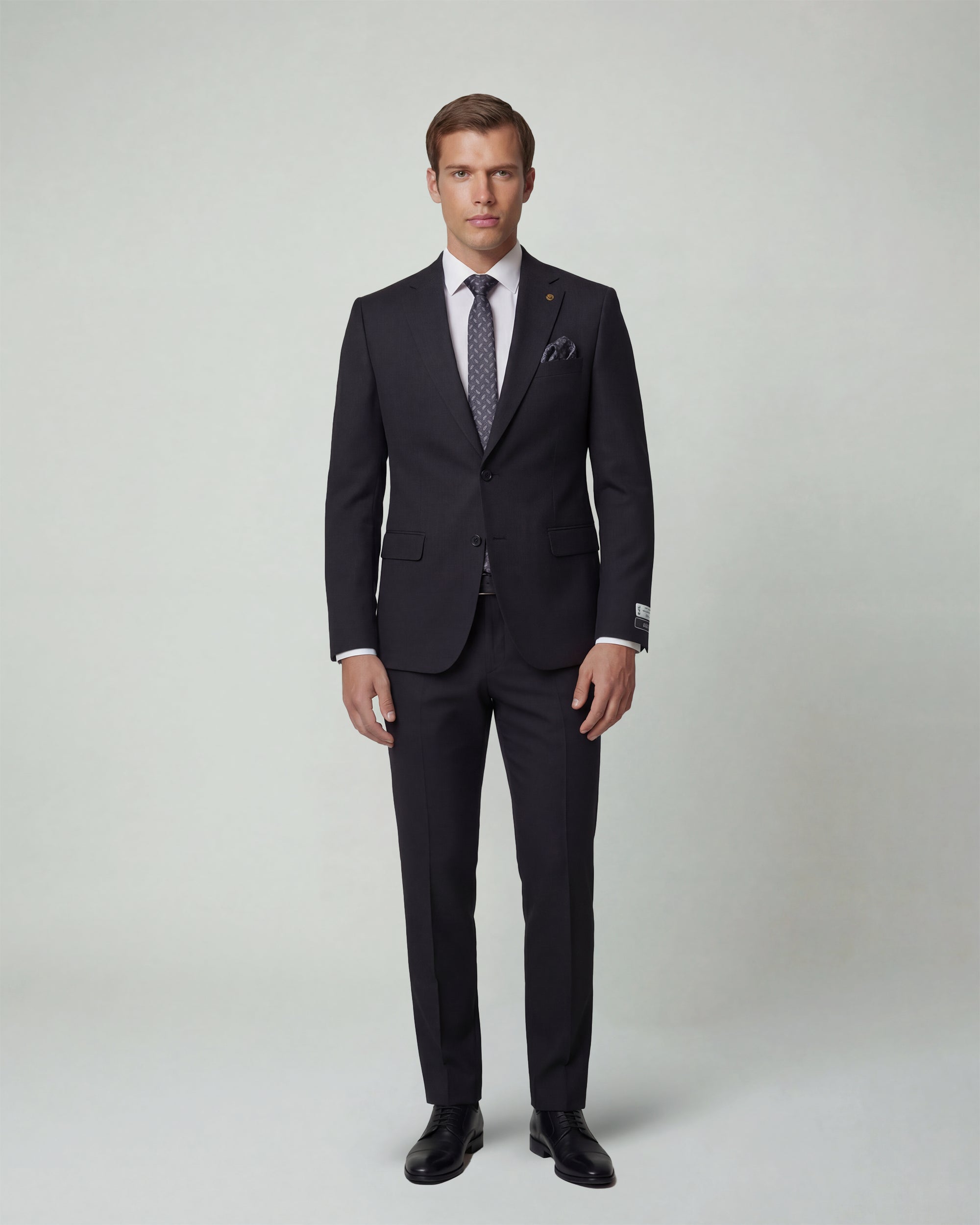 Charcoal Black Solid Suit