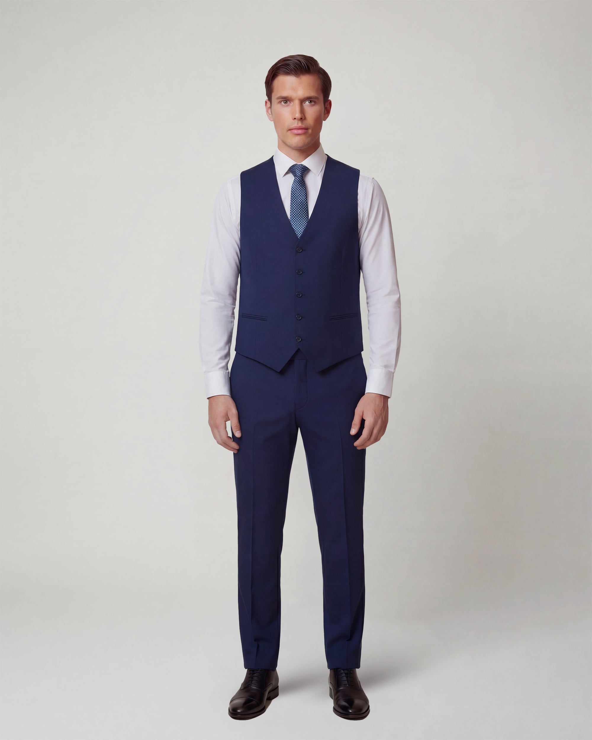 Royal Blue Solid Suit
