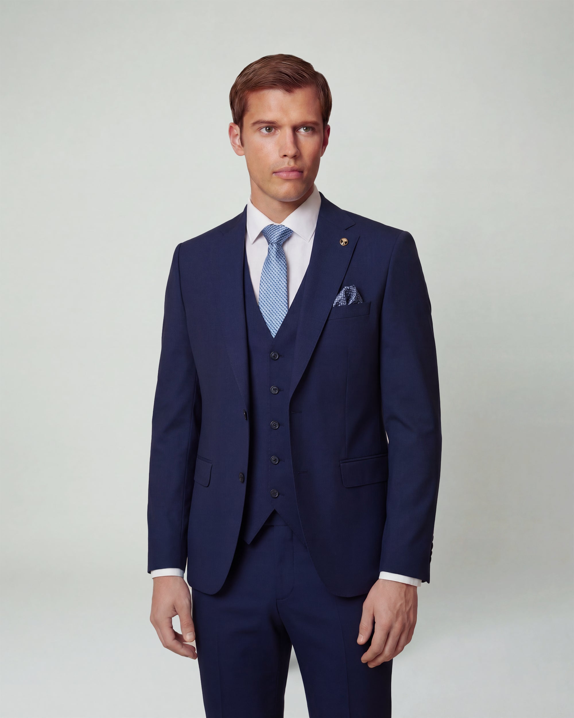 Royal Blue Solid Suit