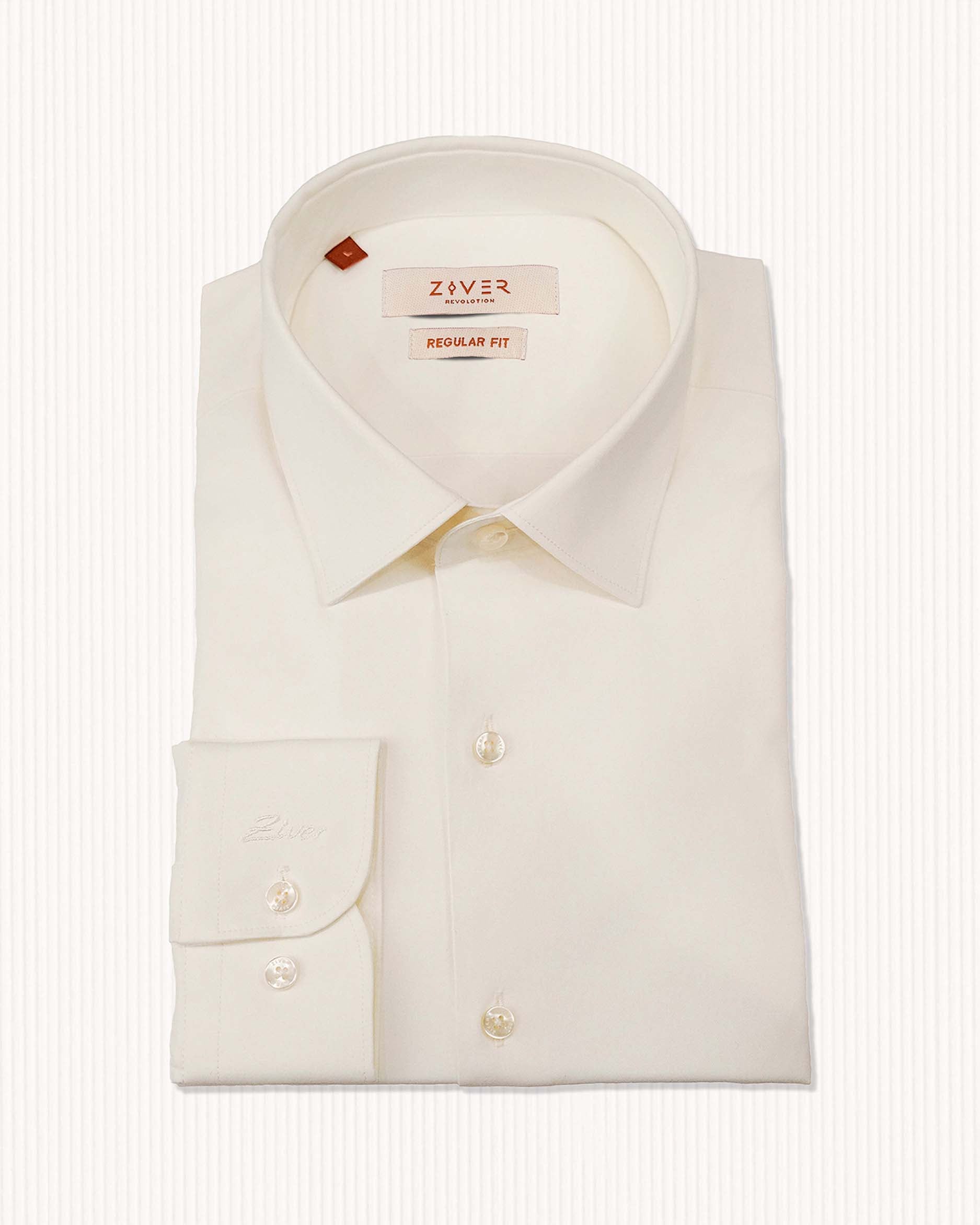Regular Fit Cotton Blend Solid Shirt