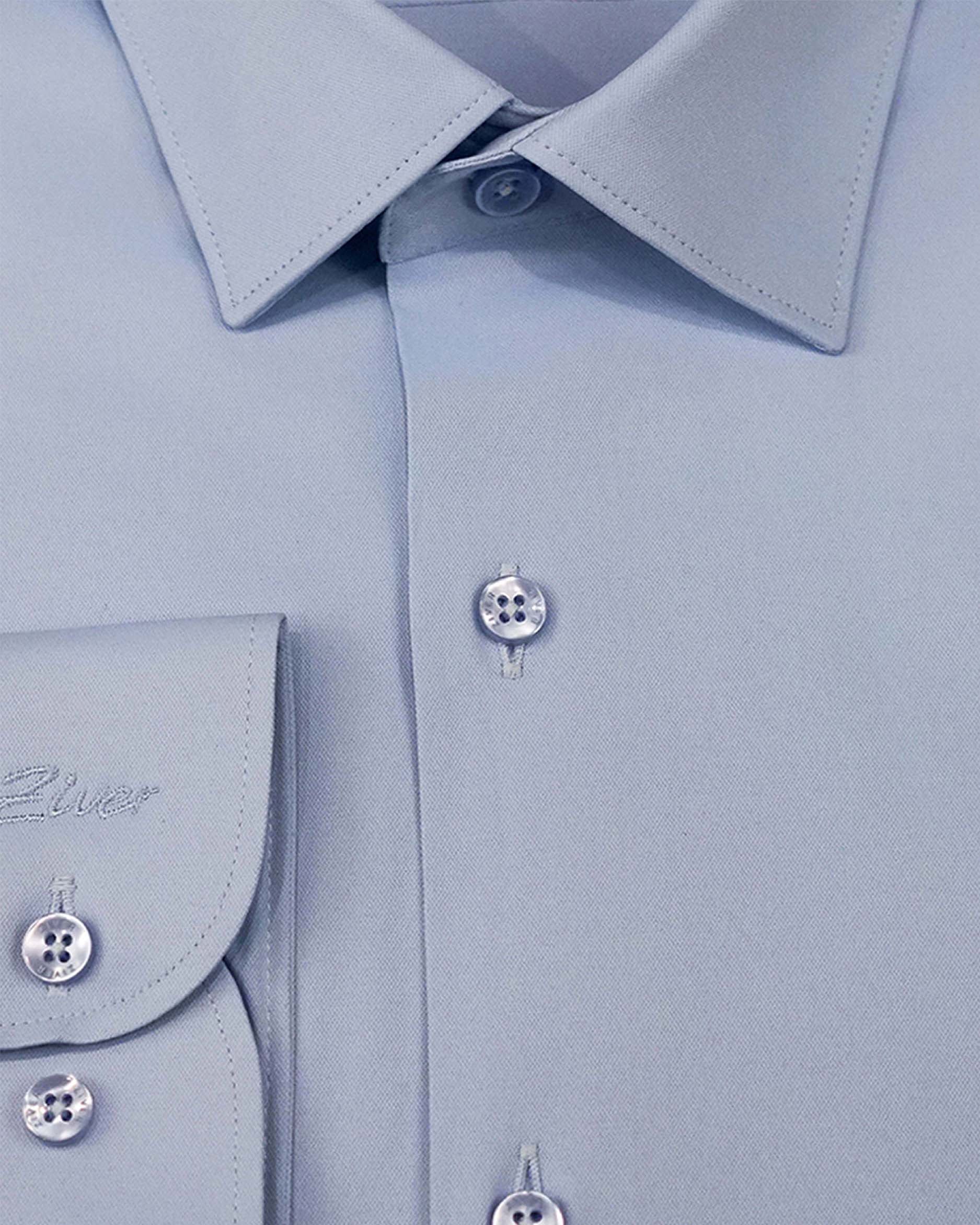 Regular Fit Cotton Blend Solid Shirt